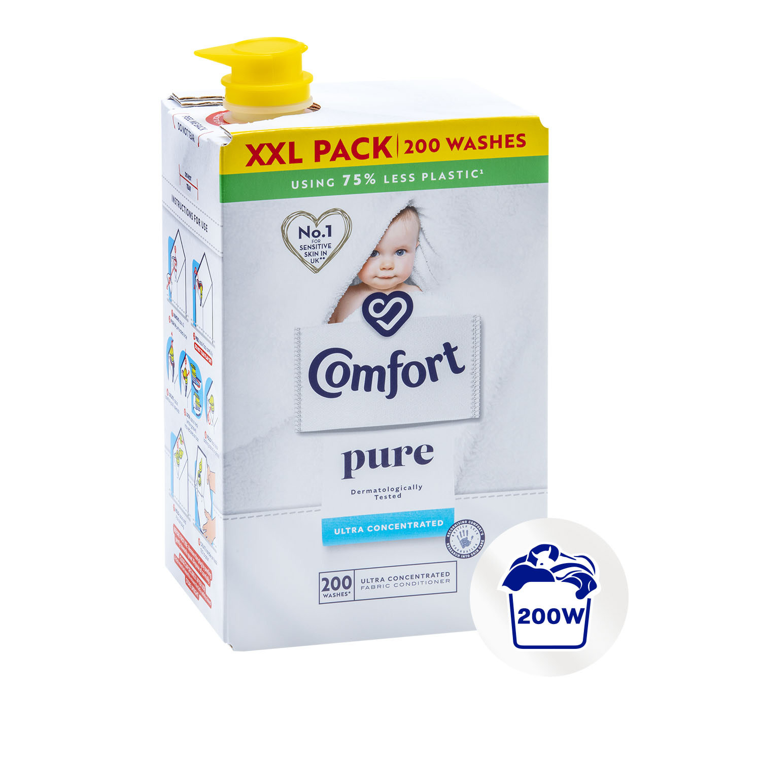 Comfort Pure Ultra Concentrated Fabric Conditioner
Bag in a box