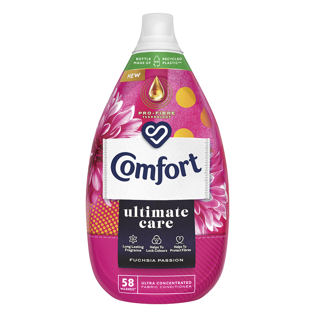 Comfort Ultimate Care Fuchsia Passion Fabric Conditioner packshot