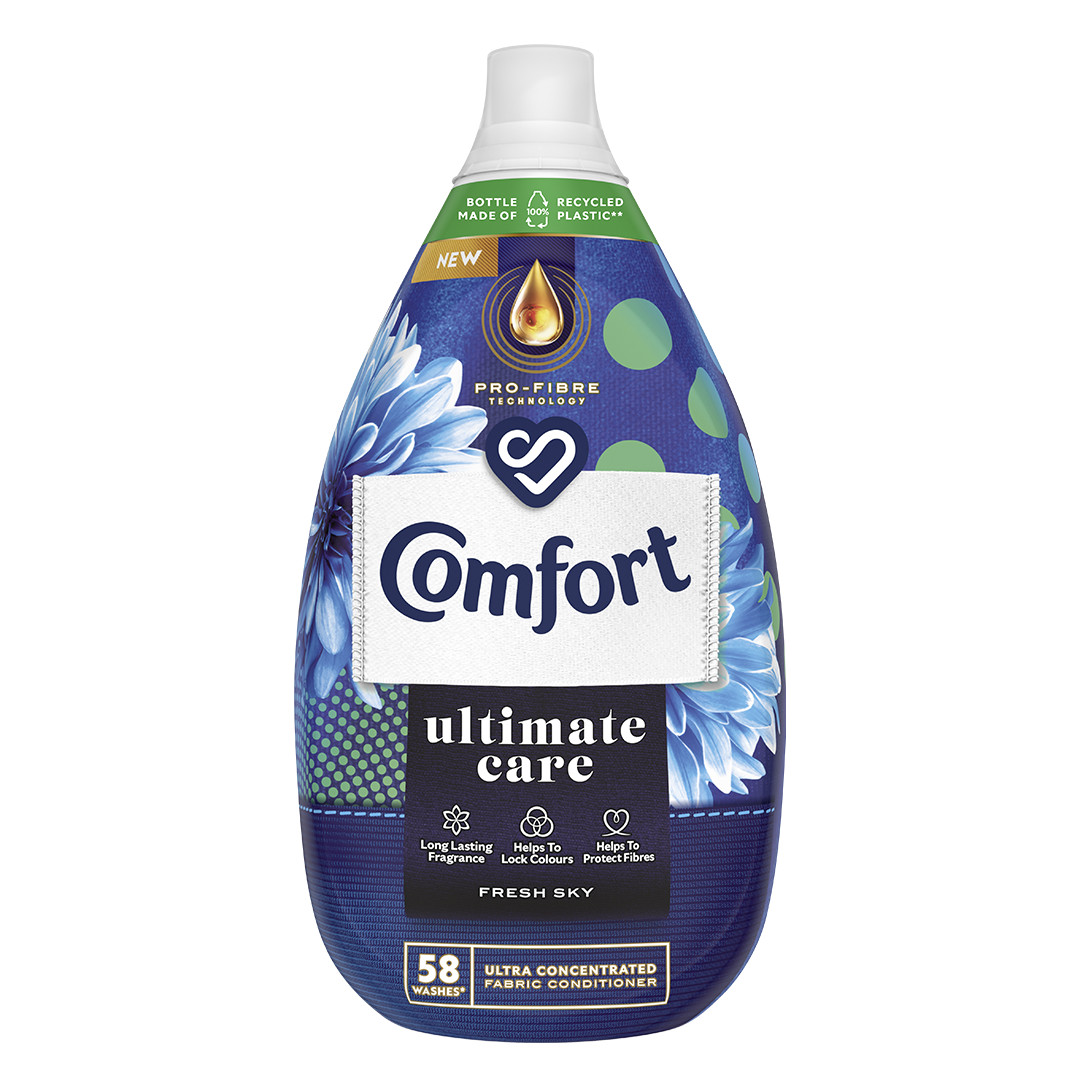 Comfort Ultimate Care Fresh Sky Fabric Conditioner packshot