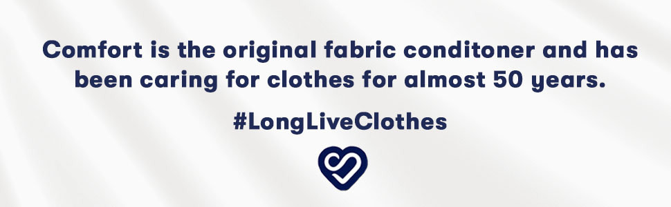 Comfort is the original fabric conditioner and has been caring for clothes for almost 50 years.
#LongLiveClothes