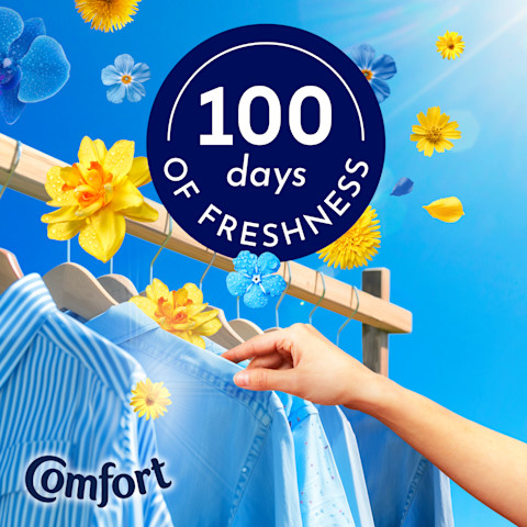 100 days of freshness with Comfort